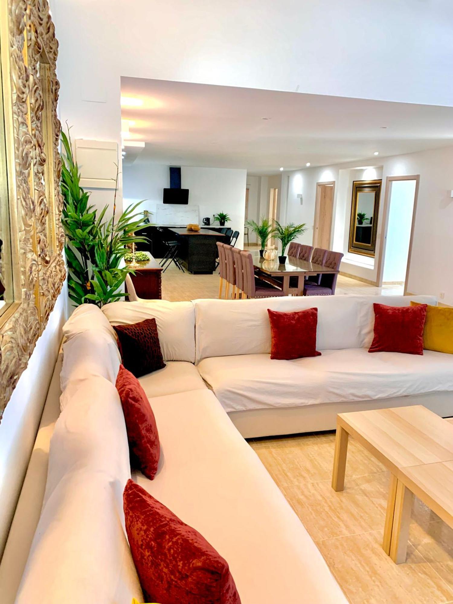 Amplia Vivienda New Para12 Pers A 4 Min Caminando De Playa Con Terraza, Piscina Com, Wifi, Ventiladores De Techo, Lavavajillas Roquetas de Mar Kültér fotó